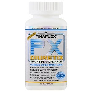 Купить Finaflex, PX Diuretix, 80 капсул  на IHerb