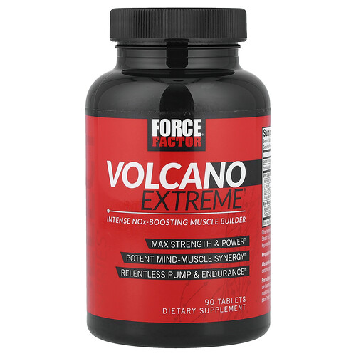 Force Factor Volcano Extreme®, Intense NOx-Boosting Muscle Builder, 90 Tablets
