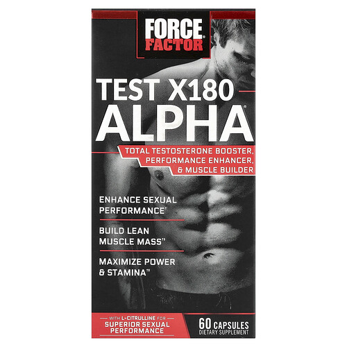 Force Factor Test X180 Alpha Capsules, 60 ct | CVS