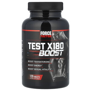 Force Factor, Test X180 Boost®, 120 tabletter