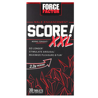 Force Factor, SCORE!XXL（スコア！XXL）、男性向けサプリメント、タブレット30粒