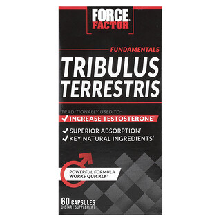 Force Factor, Fundamentals, Tribulus Terrestris, Erd-Burzeldorn, 60 Kapseln