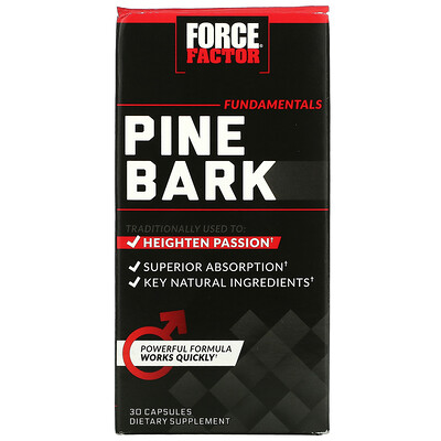 Force Factor Pine Bark, 30 Capsules