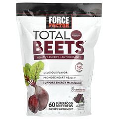 Total Beets®, корисна енергія та антиоксиданти, ягоди асаї, 60 м’яких жувальних таблеток із суперфудами