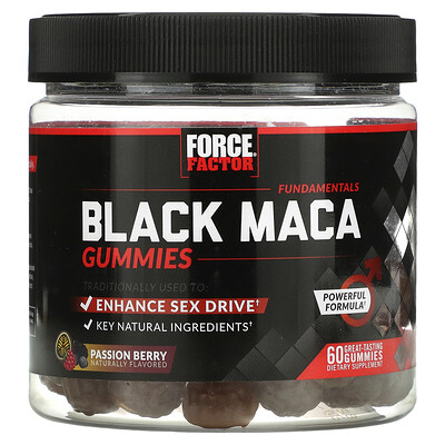 

Force Factor Fundamentals Black Maca Passion Berry 60 Gummies