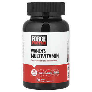 Force Factor, Dámsky multivitamín, 60 tabliet
