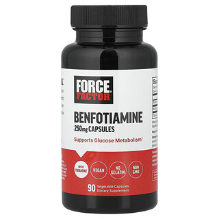 Force Factor, Benfotiamine, 90 Vegetable Capsules