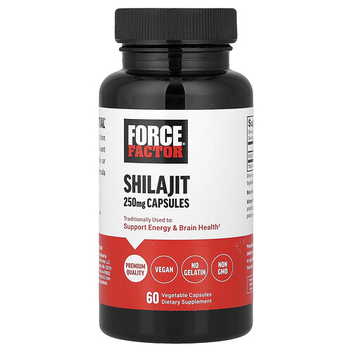 Force Factor, シラジット、250mg、ベジカプセル60粒