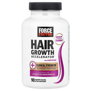 Force Factor, 促头发生长配方、90 粒素食胶囊