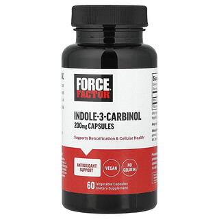 Force Factor, Ídolo-3-carbinol, 200 mg, 60 cápsulas vegetales
