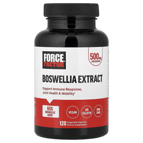Force Factor, Boswellia-Extrakt, 500 mg, 120 pflanzliche Kapseln