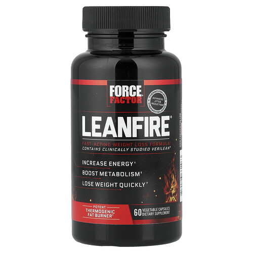 Force Factor LeanFire®, 60 Vegetable Capsules