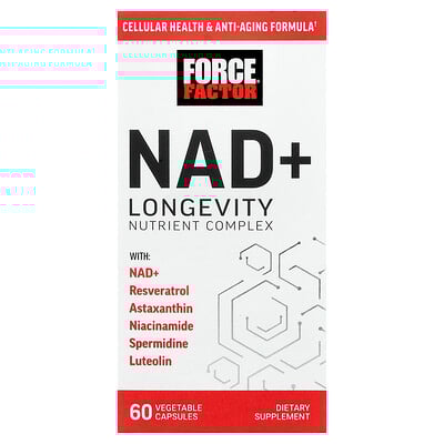Product Image for Force Factor, NAD+ Longevity Nutrient Complex, 60 Vegetable Capsules