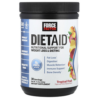 Force Factor, DietAid™，熱帶水果味，16.3 盎司（462 克）