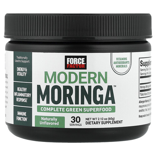 Force Factor Modern Moringa™, Unflavored, 2.12 oz (60 g)