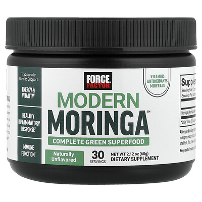 Force Factor, Modern Moringa™, Sin sabor, 60 g (2,12 oz)