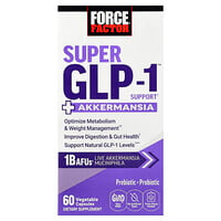 Force Factor, Super GLP-1™ Support + Akkermansia, 60 Vegetable Capsules