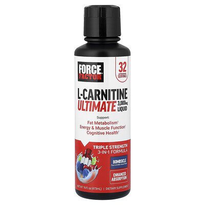 Force Factor, L-carnitina líquida superior, Bombsicle, 473 ml (16 oz. líq.)