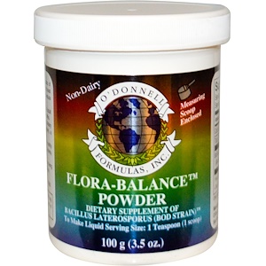 Купить O'Donnell Formulas, Flora Balance, Пробиотик Флора-баланс в порошке, 3.5 унции (100 г)   на IHerb