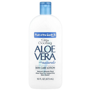 Fruit of the Earth, Losyen Penjagaan Kulit, Aloe Vera dengan Bahan Semulajadi, 16 fl oz (473 ml)
