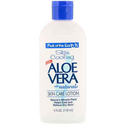 Купить Fruit of the Earth Aloe Vera with Naturals, Skin Care Lotion, 4 fl oz (118 ml)