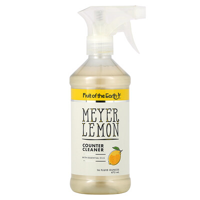 Fruit of the Earth Meyer Lemon Counter Cleaner 16 fl oz (473 ml)