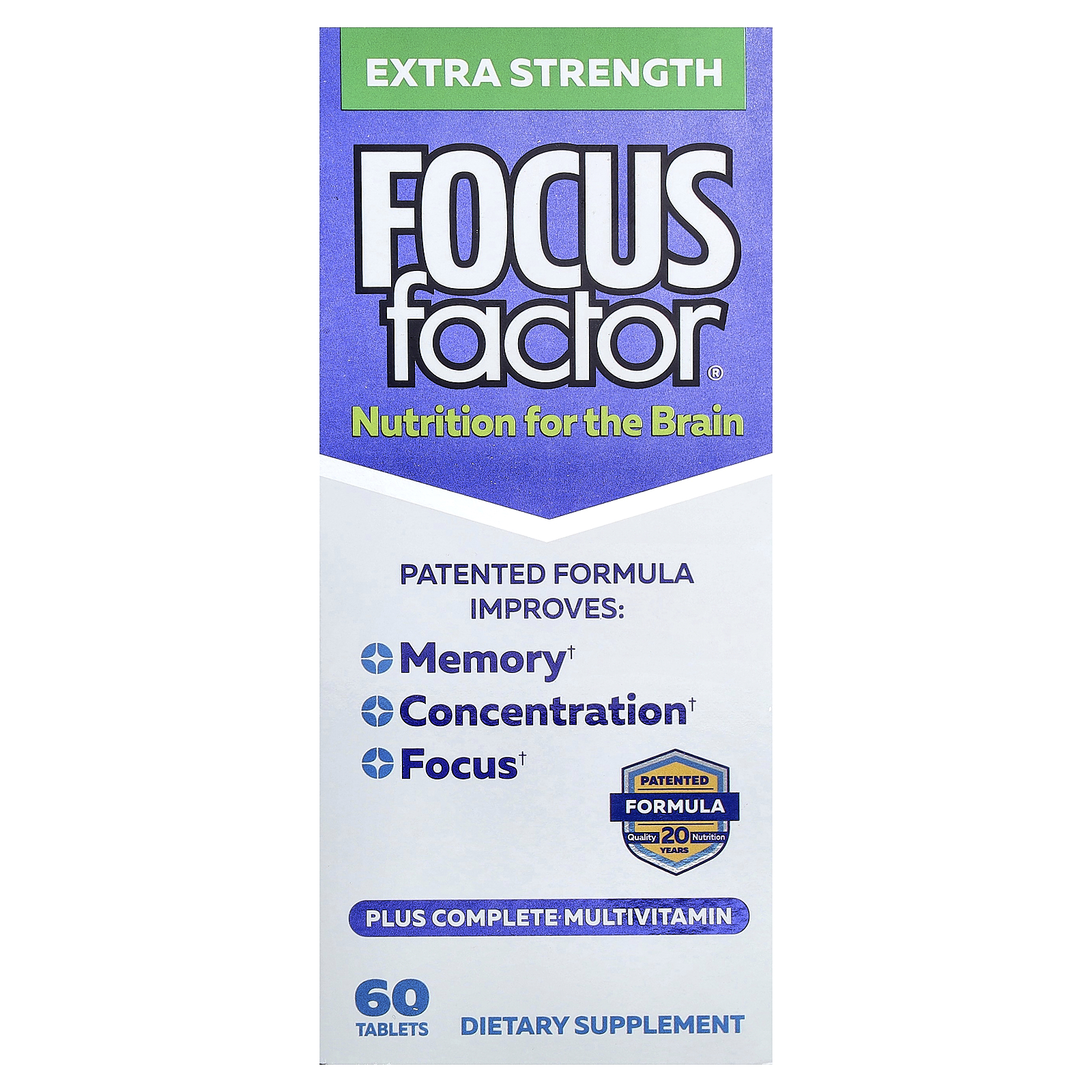 Nutrition For The Brain, 60 Tablets
