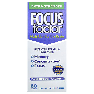 Focus Factor, Nutrição para o Cérebro, 60 Comprimidos