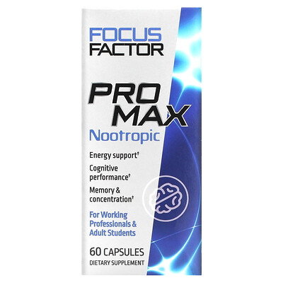 

Focus Factor Ноотропное средство про макс, 60 капсул