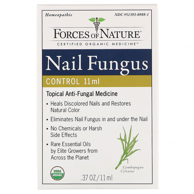 Forces of Nature, Nail Fungus Control, 0.37 oz (11 ml)