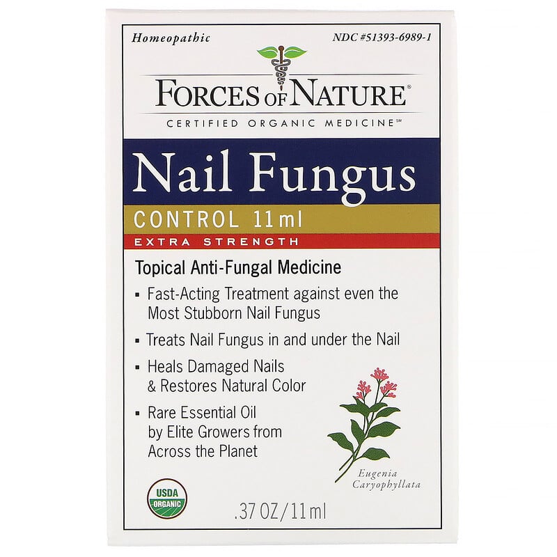 Forces of Nature, Contrôle des champignons des ongles, Extra fort, 0,37 (11 ml)