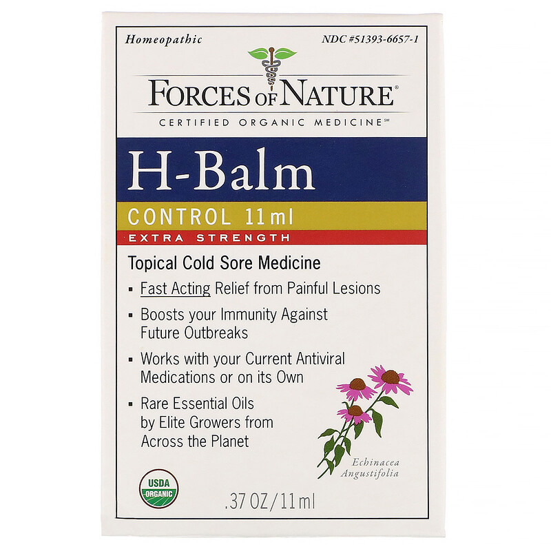 Forces of Nature, H-Balm Control, Extra Strength, 0.37 oz (11 ml) - iHerb