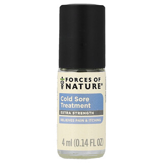 Forces of Nature, Cold Sore Treatment, 0.14 fl oz (4 ml)