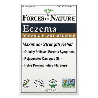 Forces of Nature, لعلاج الإكزيما، 0.37 أونصة (11 مل)