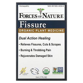 Forces of Nature, Fissure, органическое лекарственное средство для растений, 5 мл (0,17 жидк. Унции)