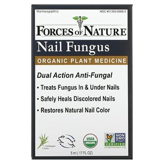 Forces of Nature, 指甲真菌，有机植物药，0.17 液量盎司（5 毫升）