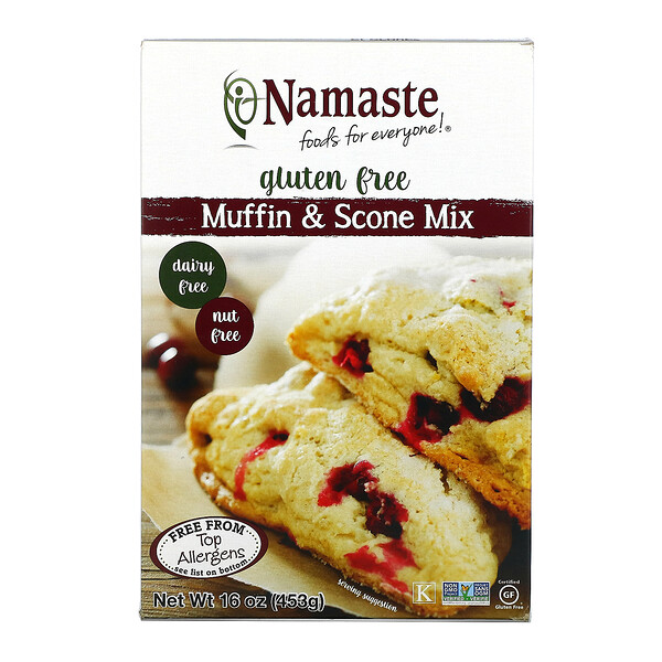 Namaste Foods‏, Gluten Free Muffin Mix, 16 oz (453 g)
