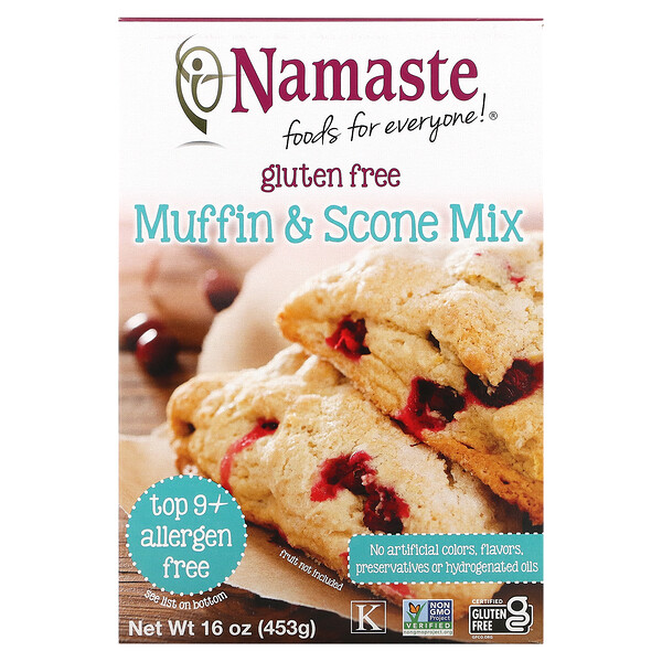 Namaste, Gluten Free Muffin Mix, 16 oz (453 g)