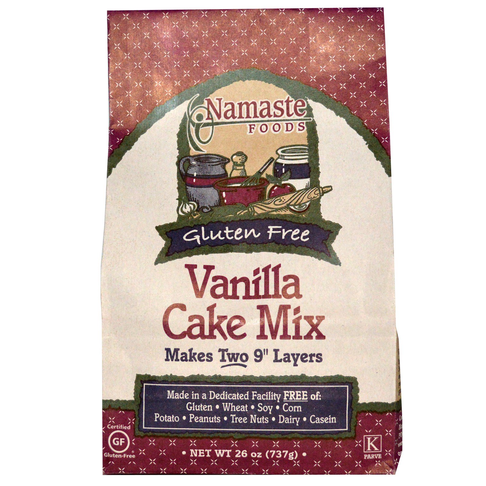 Namaste Foods Mix cake van wfgfdf 26oz (850403000103)
