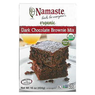 Namaste, Organic, Dark Chocolate Brownie Mix, Gluten Free, 16 oz (454 g)