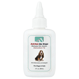 Forticept, Anti-Itch Ear Drops, For Dogs & Cats, 2 fl oz (60 ml)