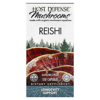 Host Defense, Mantarlar™, Reishi, 120 Kapsül