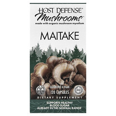 Mushrooms™, маітаке, 120 капсул (0,5 г на капсулу)
