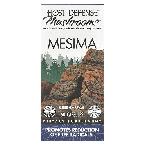 Host Defense Mushrooms™, Mesima, 60 Capsules (0.5 g per Capsule)