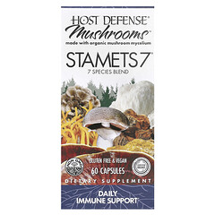 Mushrooms, Stamets 7, 60 вегетаріанських капсул