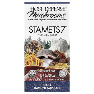 Host Defense, Mantarlar, STAMETS 7, 120 Kapsül