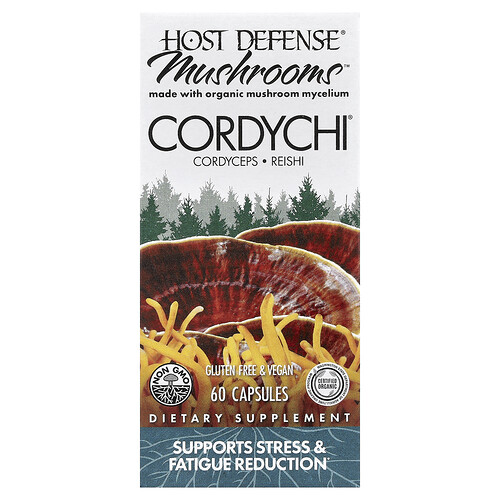 Host Defense, Mushrooms™, Cordychi®, 60 Kapseln