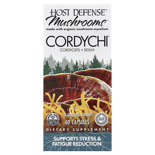 Host Defense, Ciuperci™, Cordychi®, 60 capsule
