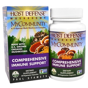 Отзывы о Фунги Перфекти, Mushrooms, MyCommunity, Comprehensive Immune Support, 30 Veggie Caps
