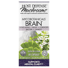 Mushrooms™, MycoBotanicals®, для мозку, 60 капсул